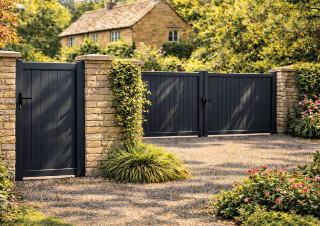 Aluminium Pedestrian & Driveway Gates