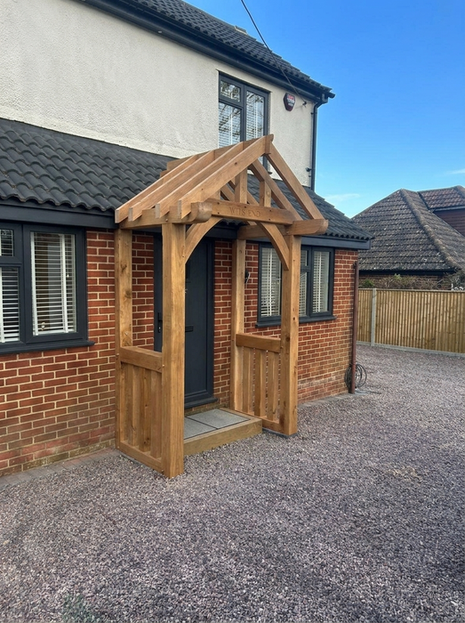 Solid Oak Tulip Porch Kit