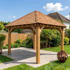 Solid oak gazebo