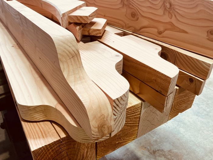 Oak and Douglas Fir Pergolas
