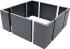 Modular raised beds and online configurator