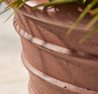 Odette Ribbed Ancient Glazed Plant Pot