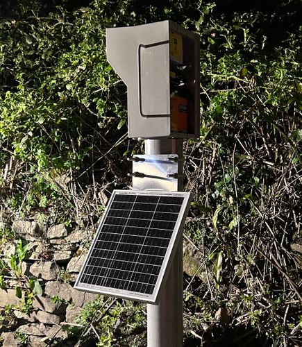 Trash and debris screen cameras
