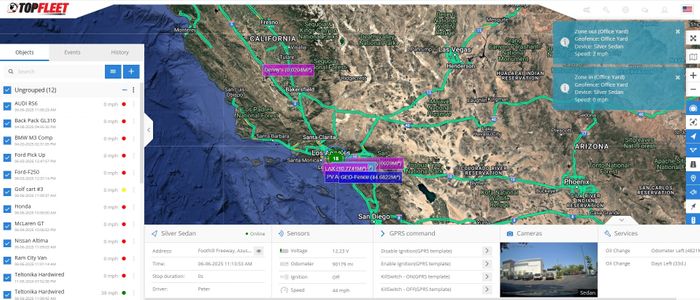 Real Time GPS Tracking, Digital Fleet Management and Yard Security