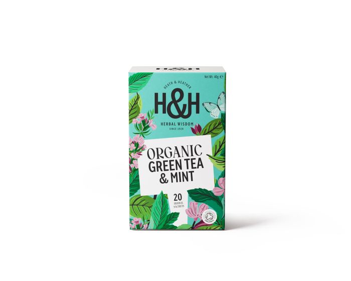 H&H Organic Green Tea with Mint