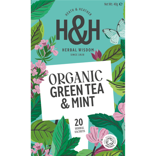 H&H Organic Green Tea with Mint