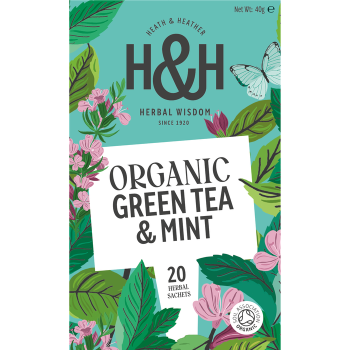 H&H Organic Green Tea with Mint