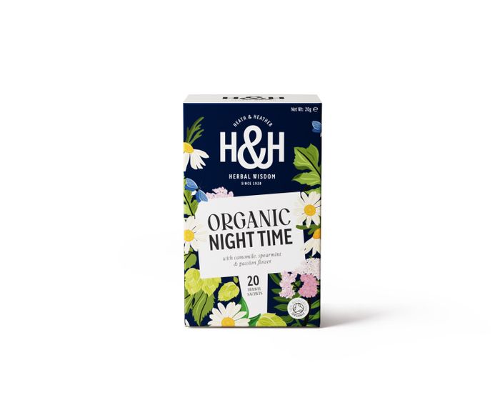 H&H Organic Night Time Tea with Camomile, Spearmint & Passion flower