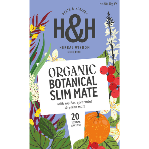 H&H Organic Slim Tea with Rooibos, Spearmint & Yerba Mate