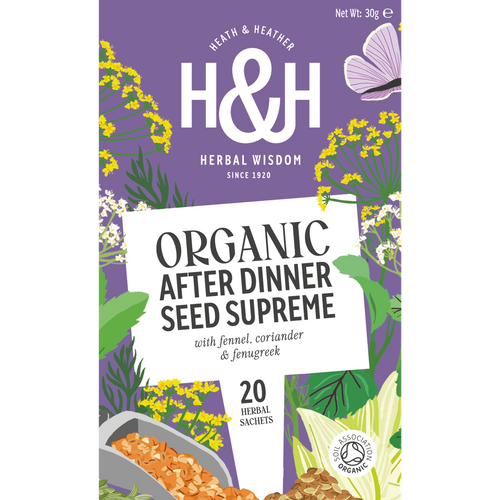 H&H Organic After Dinner Seed Supreme with Fennel, Coriander & fenugreek