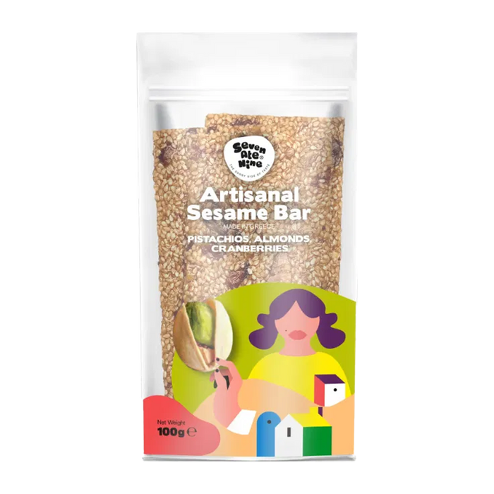 7-ATE-9 Artisanal Sesame Bar - Honey