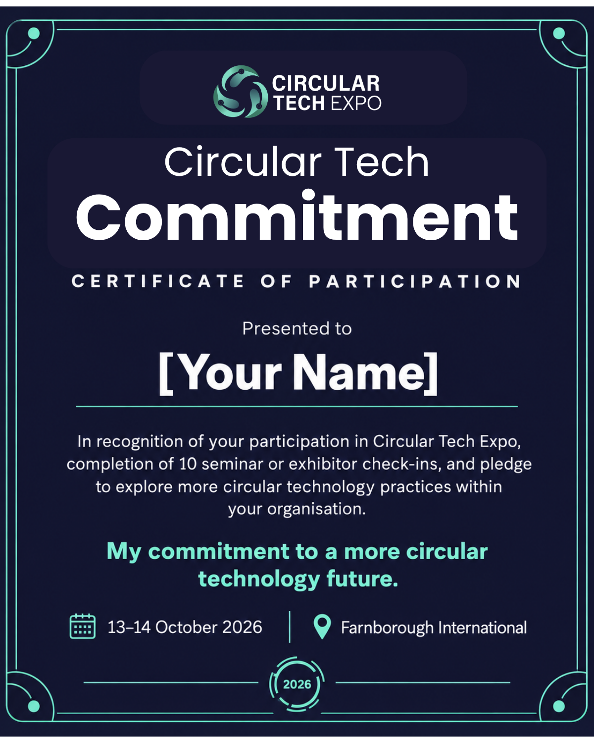 Circular Commitment Certificate