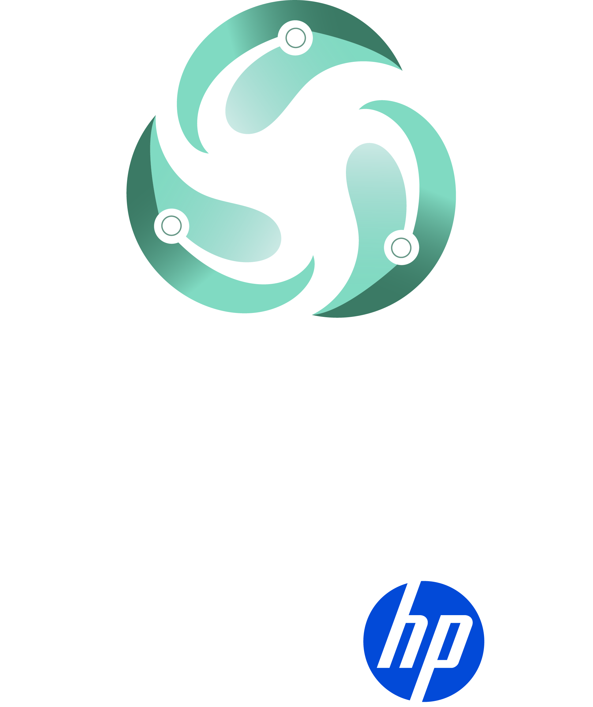 Circular Tech logo with HP stacked
