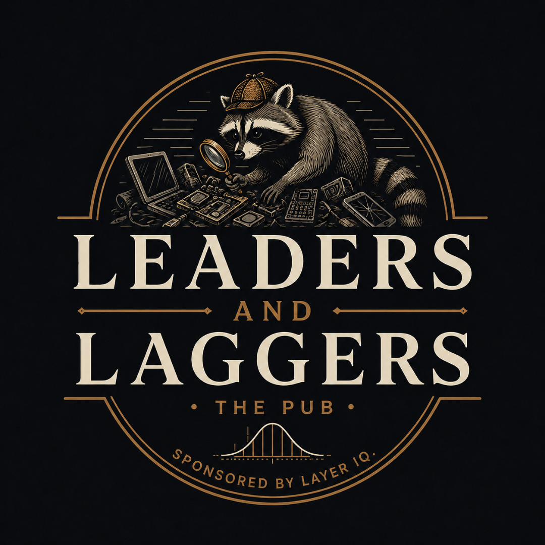 leaders and laggers pub logo