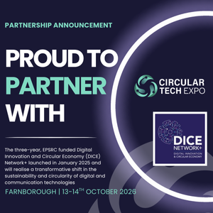 DICE Network+ Announced as Partner of Circular Tech Expo