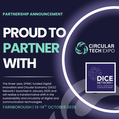 DICE Network+ Announced as Partner of Circular Tech Expo