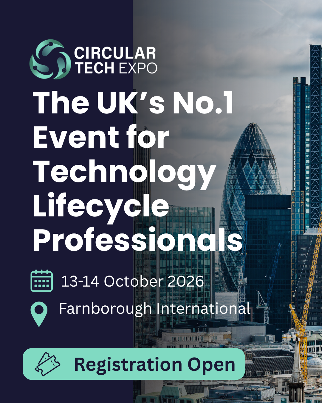 Circular Tech Expo 2026 to Unite the Technology Lifecycle and Circular Economy Communities at Farnborough International