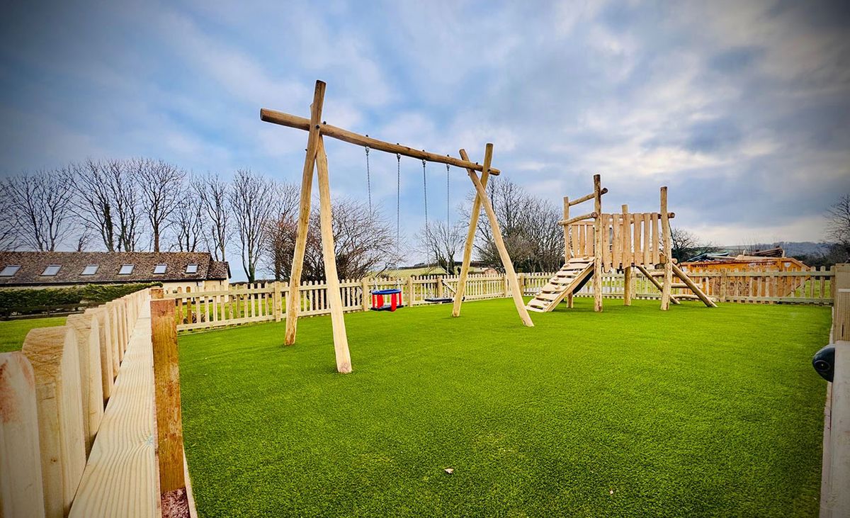 Sustainable Play Area For a Campsite in Cornwall