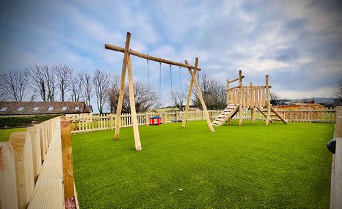 Sustainable Play Area For a Campsite in Cornwall