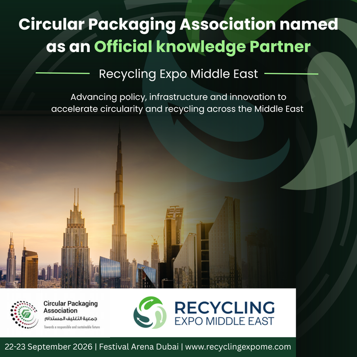Circular Packaging Association Named Official Knowledge Partner of Recycling Expo Middle East 2026