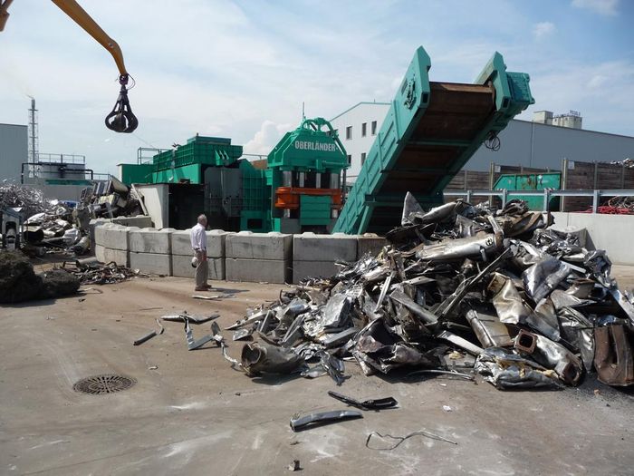 scrap shears for metal processing