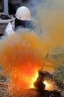 Flame cutting halls 