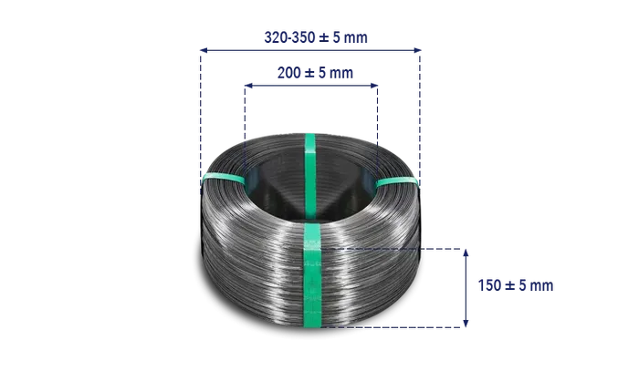 Black annealed rewound coils