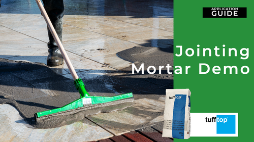 tufftop jointing mortar demonstration