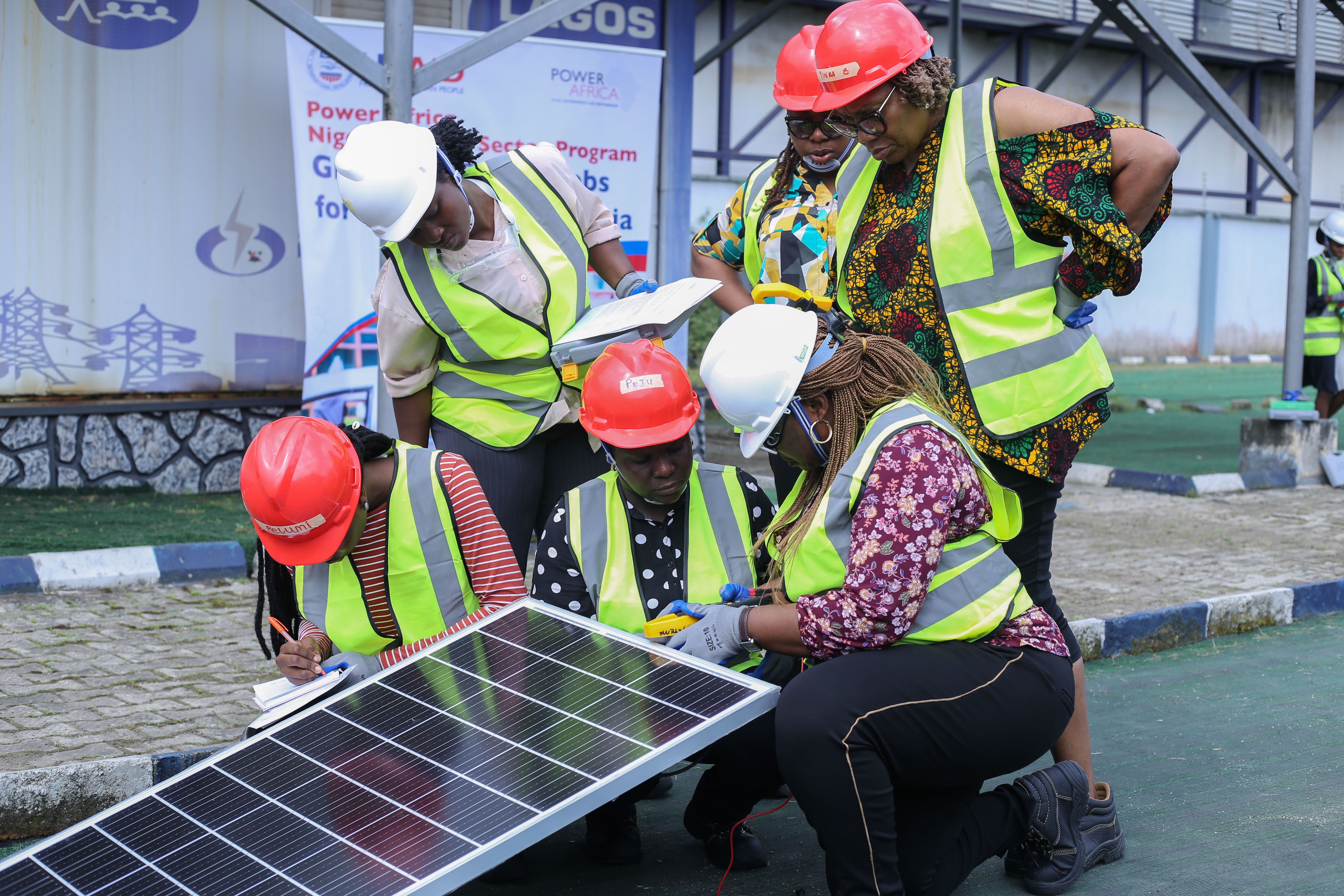 Power Africa solar panels