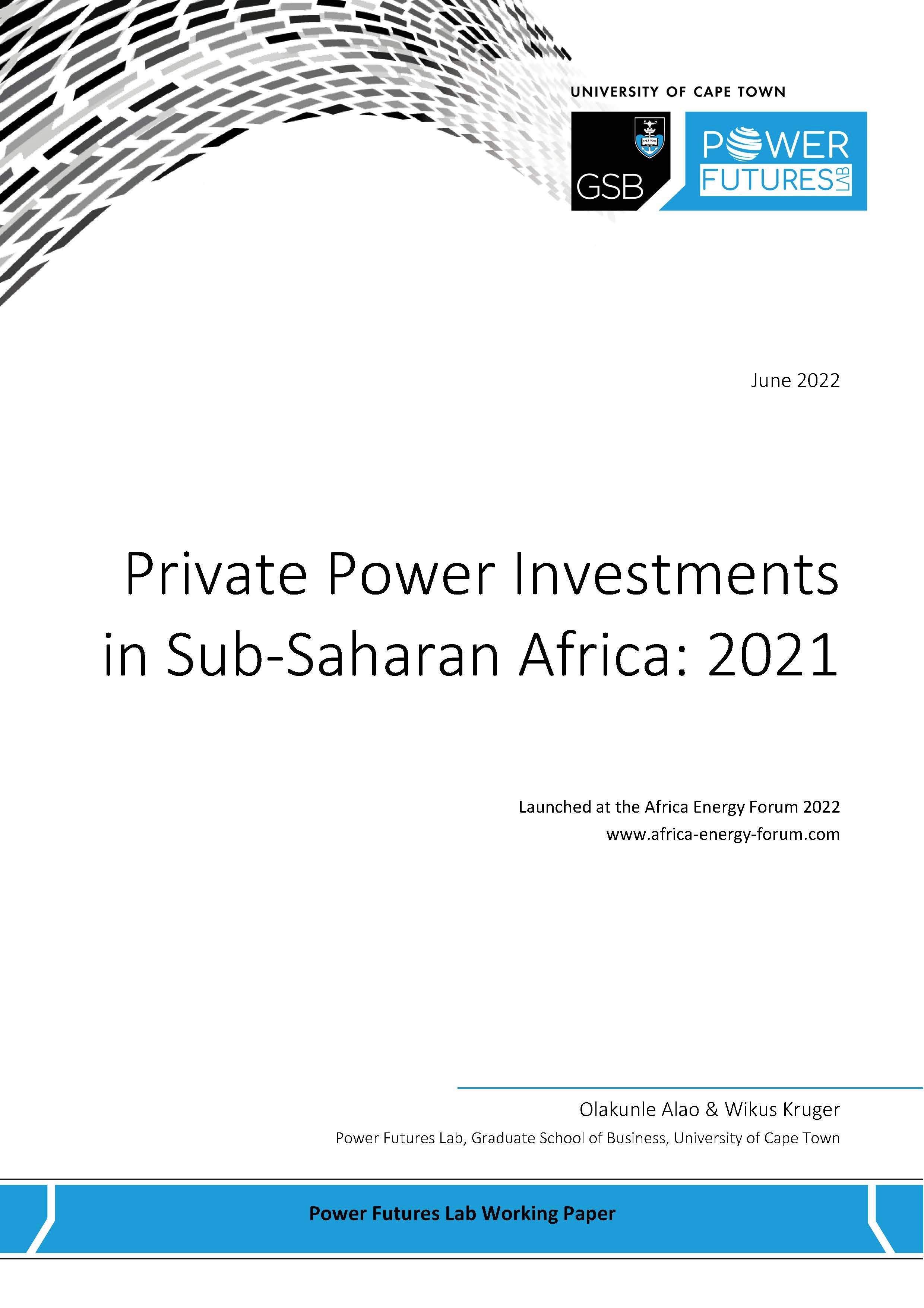 Private Power Investment