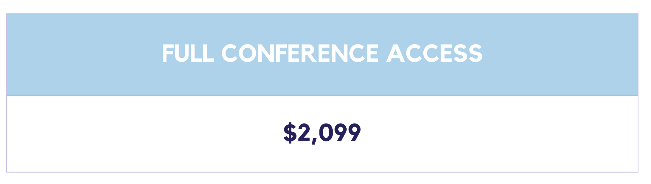 Full Conference Access