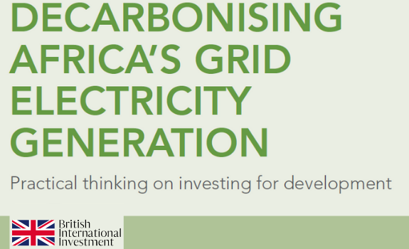 DECARBONISING AFRICA’S GRID ELECTRICITY GENERATION