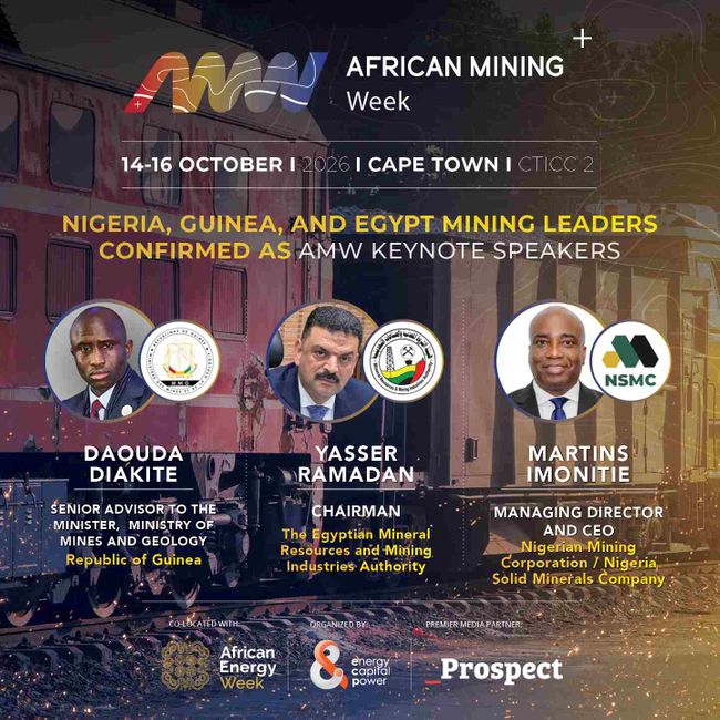 Mining Investment Leaders from Guinea, Egypt and Nigeria to Headline AMW 2026