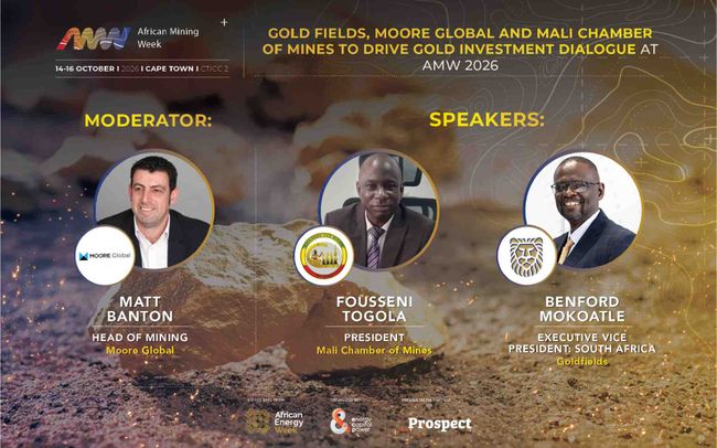 Gold Fields, Moore Global and Mali Chamber of Mines to Lead Gold Growth Dialogue at AMW 2026