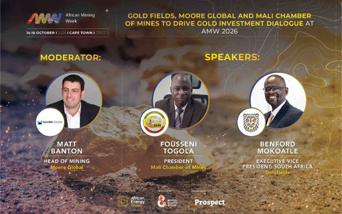Gold Fields, Moore Global and Mali Chamber of Mines to Lead Gold Growth Dialogue at AMW 2026