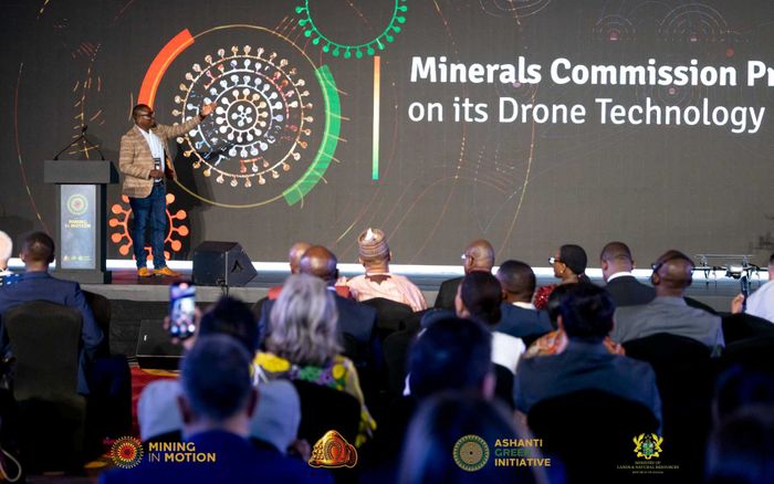 Ghana’s Minerals Commission Showcases Drone Technology at Mining in Motion 2025
