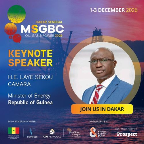 Guinea-Conakry Energy Minister Camara to Highlight Energy Investment Opportunities at MSGBC Oil, Gas & Power 2026
