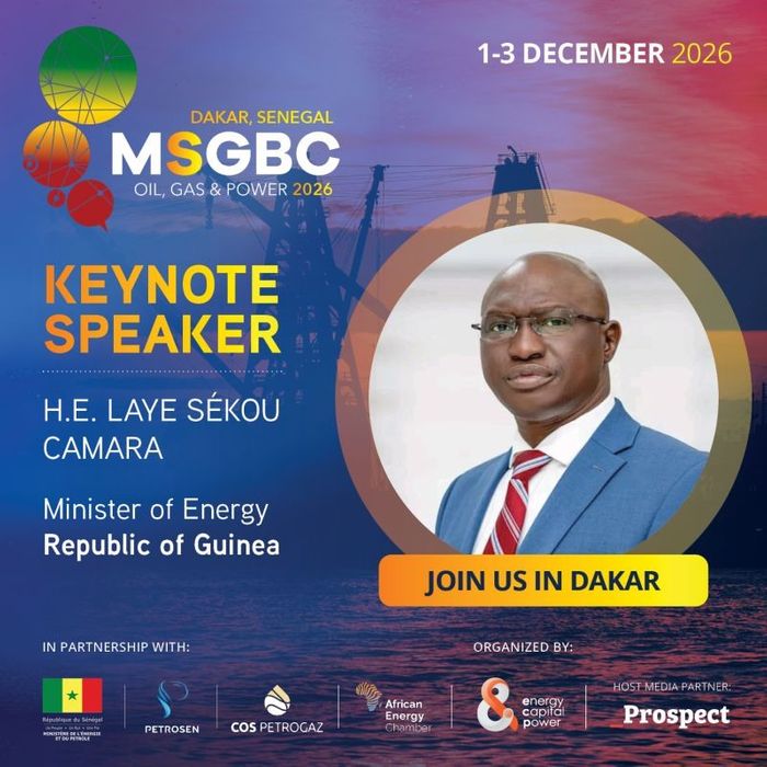 Guinea-Conakry Energy Minister Camara to Highlight Energy Investment Opportunities at MSGBC Oil, Gas & Power 2026
