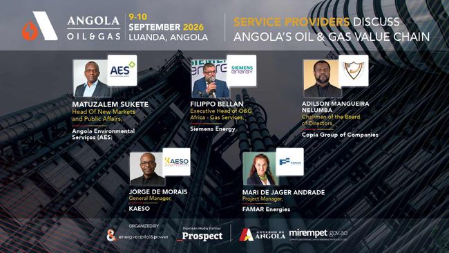 AOG 2026 atrai os principais prestadores de serviços à medida que a carteira de projetos de Angola se expande