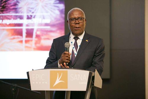 Presidente da Sonangol discursa no AOG 2025, promovendo a agenda estratégica energética de Angola