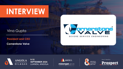 A Cornerstone Valve aposta na expansão em Angola e procura um parceiro local para operações offshore