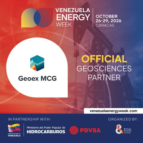 A Geoex MCG é nomeada Parceira Oficial de Geociências da Semana da Energia da Venezuela 2026, numa colaboração histórica no domínio do subsolo