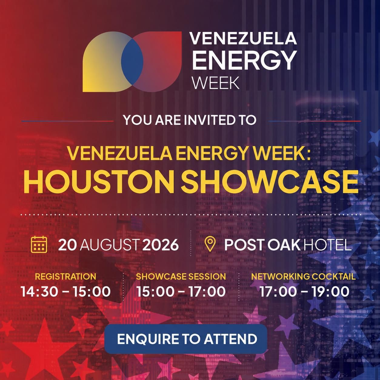 A Semana da Energia da Venezuela vai acolher uma exposição do setor em Houston, abrindo caminho para o envolvimento comercial dos EUA antes da cimeira de outubro