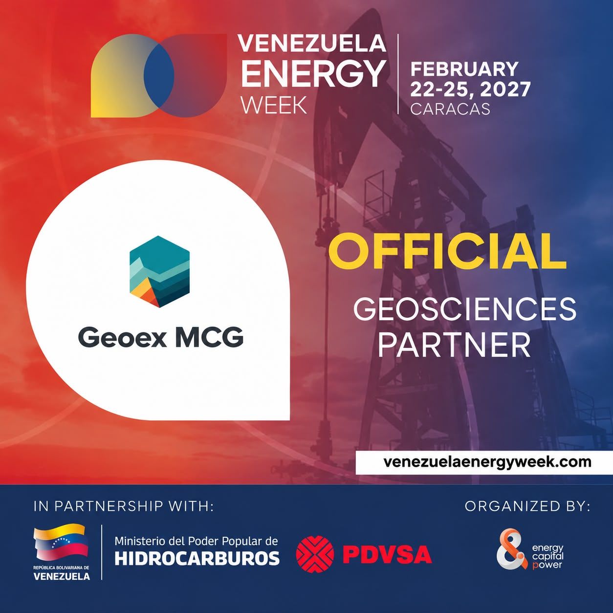 Geoex MCG Named Official Geosciences Partner of Venezuela Energy Week 2026 in Landmark Subsurface Collaboration
