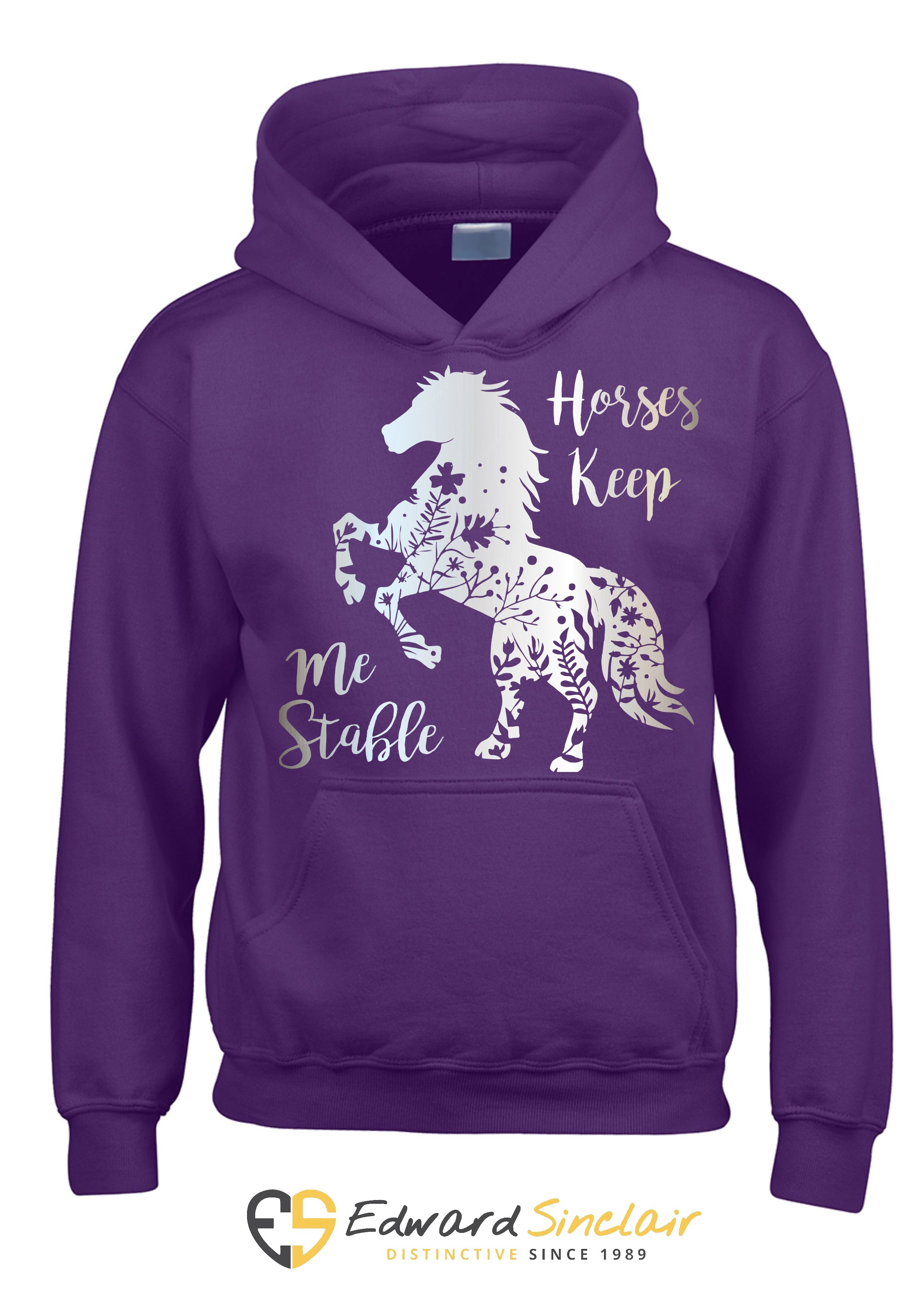 Edward Sinclair Horses keep me stable Horse Riding Hoodie
