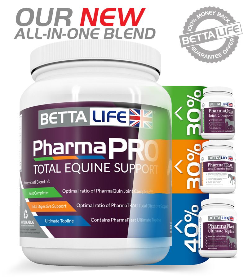 BETTALIFE’S Total Support in new PharmaPRO – Total Equine Support