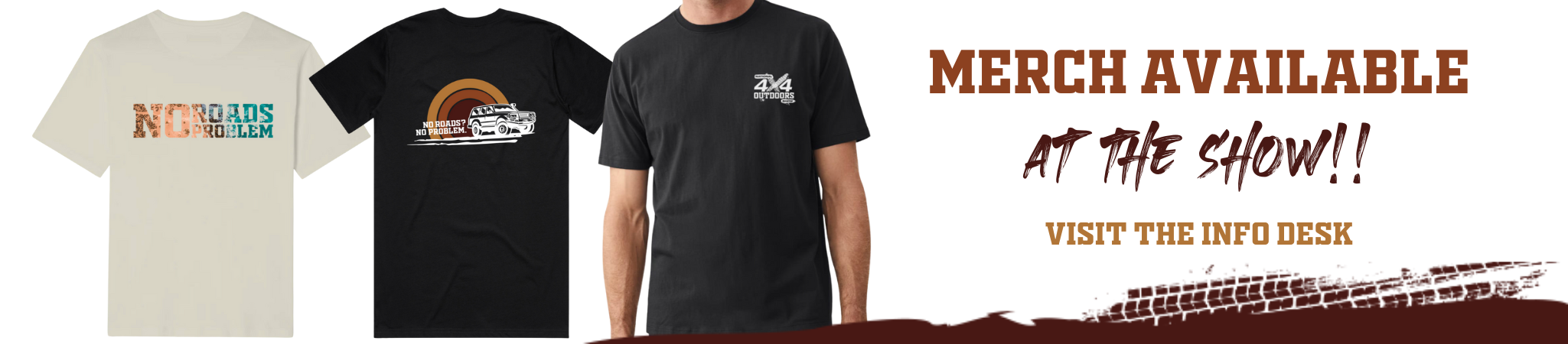 4x4 Show Melbourne Merch banner