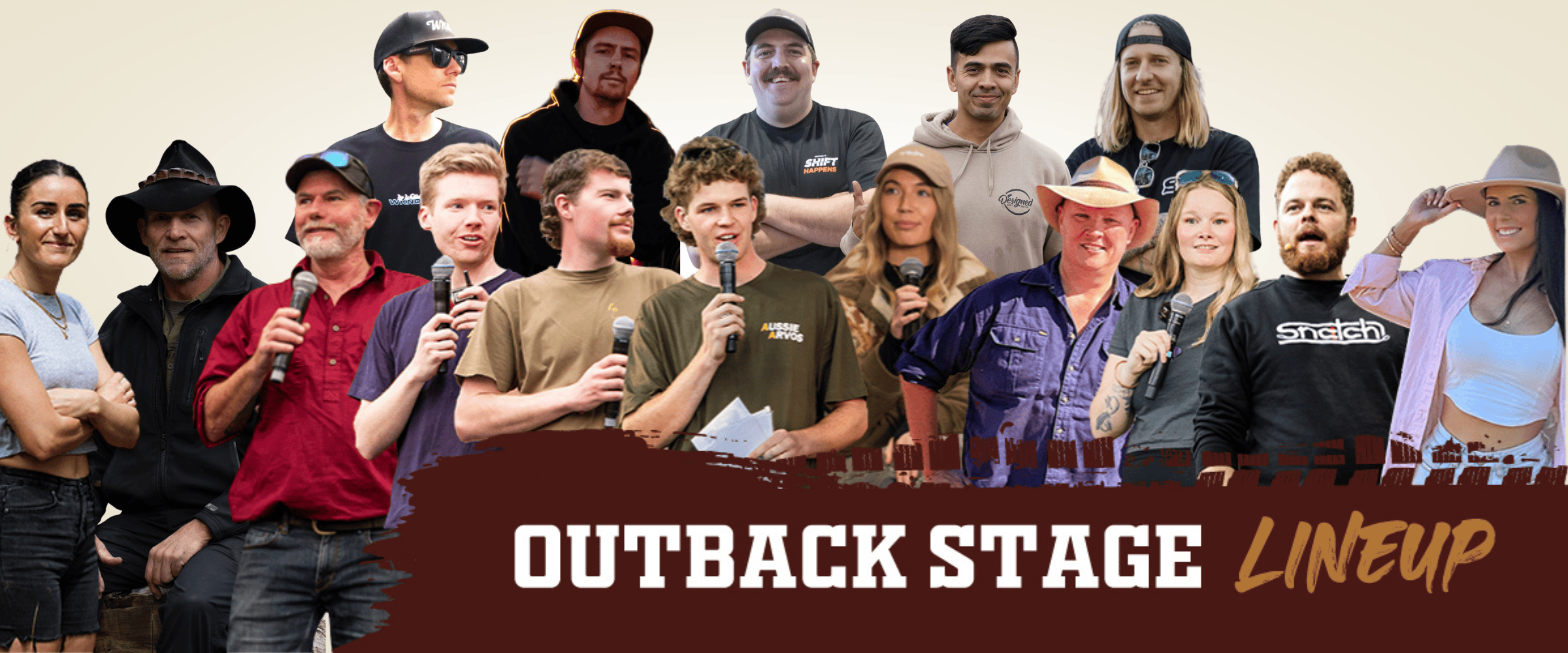 Melbourne 4x4 Show 2025 Outback Stage Lineup Banner