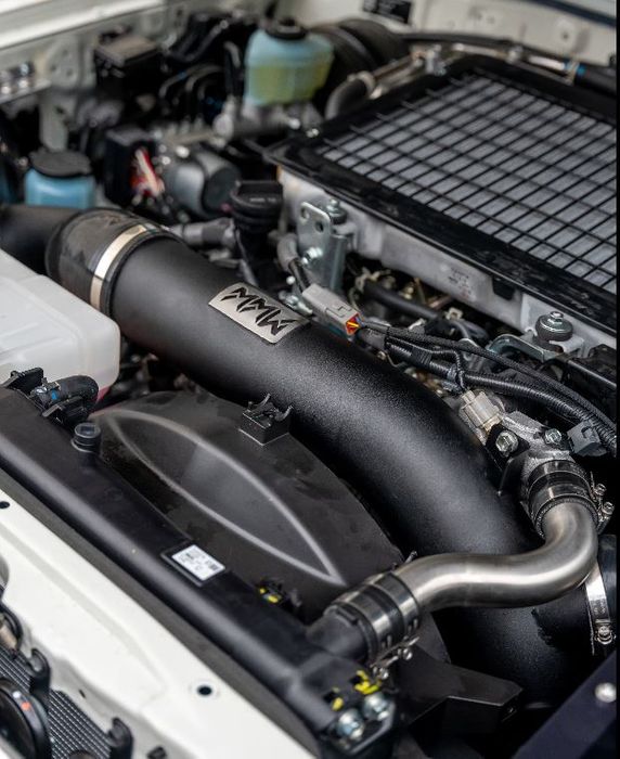 DUAL VDJ 76/78/79 Series Landcruiser 5" Stainless Steel Snorkel Kit