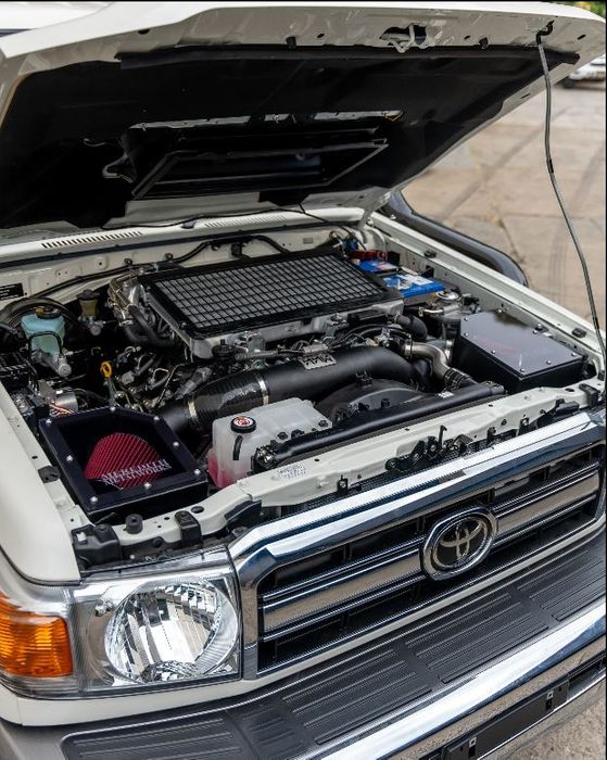 DUAL VDJ 76/78/79 Series Landcruiser 5" Stainless Steel Snorkel Kit